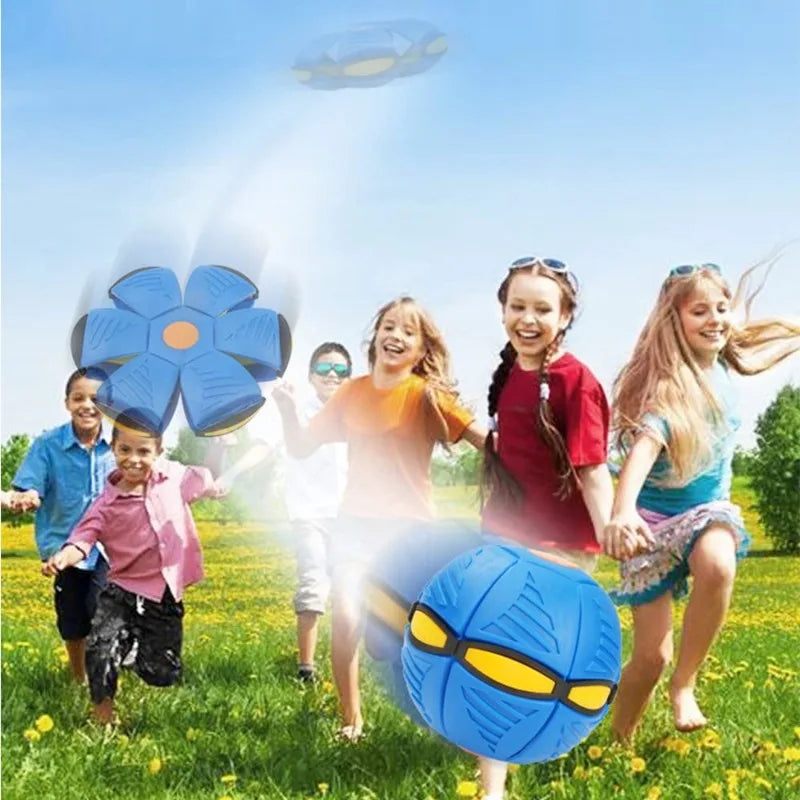 Dog Toys Ball with Lights, Interactive Dog Toys Pet Toy Flying Saucer Ball, UFO Magic Ball Flying Saucer Ball Dog Toy