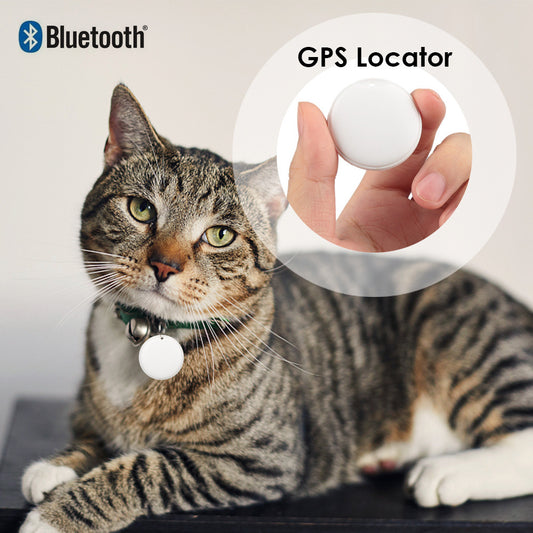 GPS Tracker Voor Honden Kat Huisdier Kind Slimme Tag Gadgets Sleutelhanger Voor Sleutels Zoek Sleutelvinder Mini Anti-Verlies Alarm GPS Locator Huisdier Producten